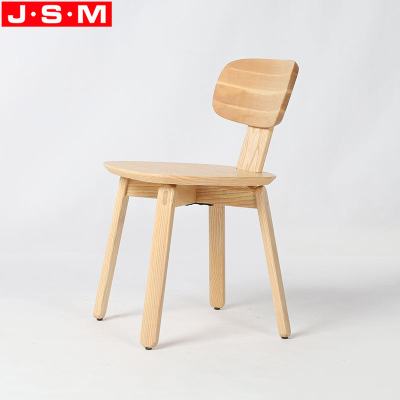 Veneer Back And Seat Wooden Leg Solid Wood Furniture Restaurant Dining Chair