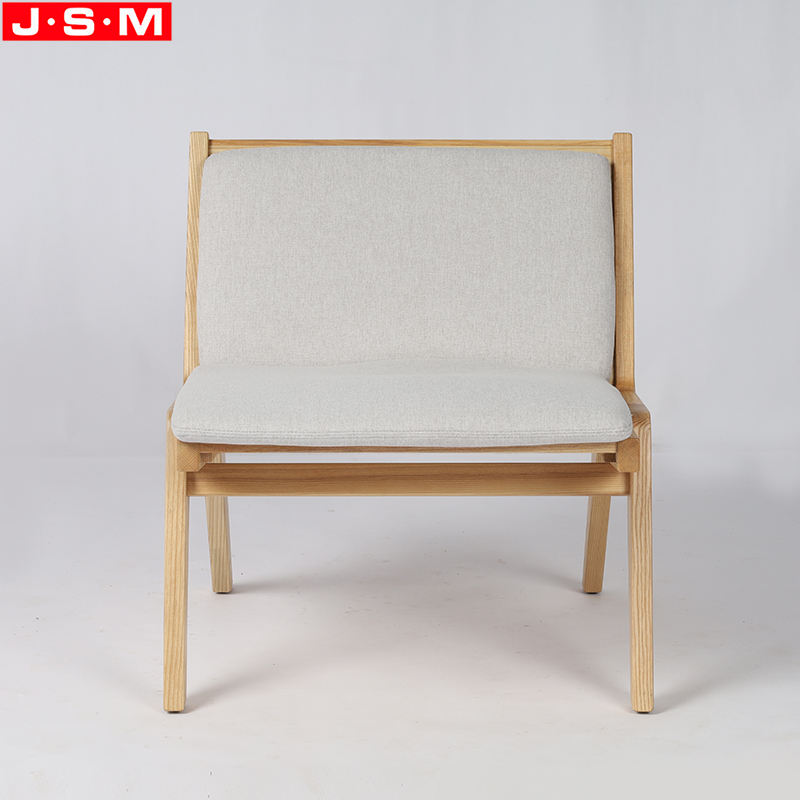 Hot Selling Dining Room Wooden Chairs Ash Timber Restaurant Dining Chair With Cushion