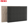 Luxury Hotel Bed Cushion Wooden Frame Foam And Fabric High Headboard