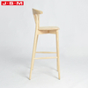 Modern High Wooden Stool Bar Vintage Stools Wood Legs Wood Base High Bar Table And Chair
