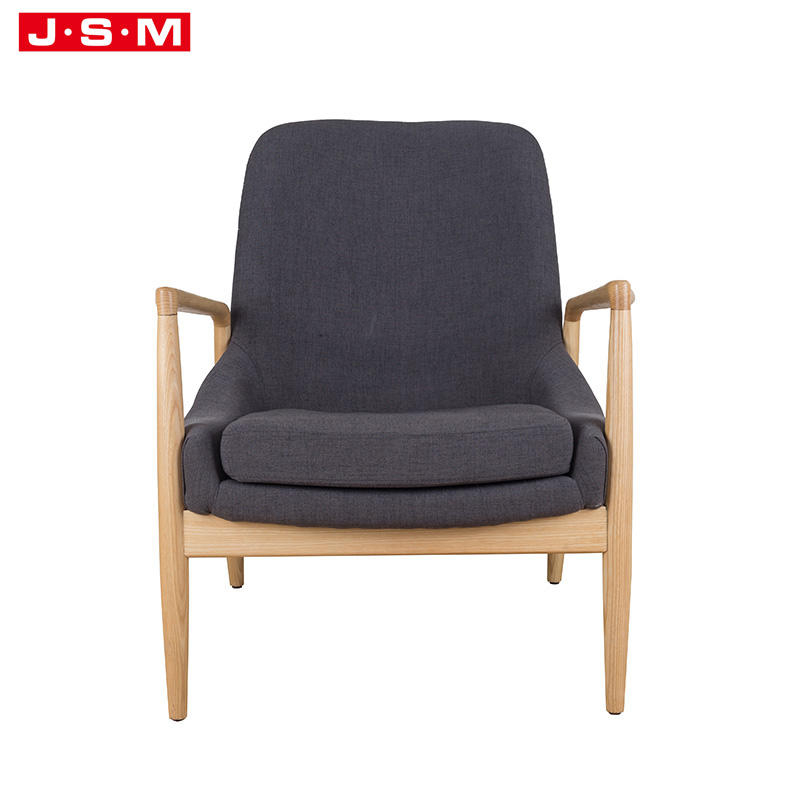 Good Price Furniture Wooden Living Room Upholstery Dining Armchair Leisure Chair
