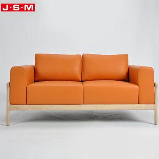 Best Modern Villa Furniture Living Room Leather Modular Seat Soft Sofa For Cafe