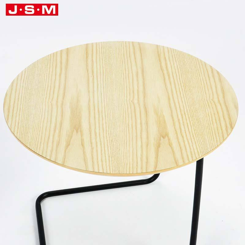 Modern Coffee Table Book Wood Sitting Room Metal Base Coffee And End Table Sets