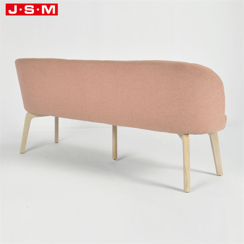 Nordic Modern European Style Five Star L Shape Armchair Furniture Velvet Wooden Leather Sofa