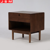 Antique Minimalist Veneer Carcase Solid Wood Drawers Bedside For Bedroom