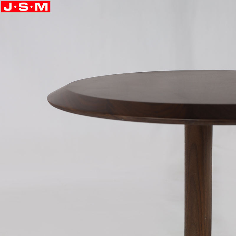 Ash Timber Furniture Living Room Wooden Bedroom Slide Metal Base Coffee Side Table
