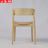 University Cafeteria Armchair Modern Wooden Back Chair Dining Chair