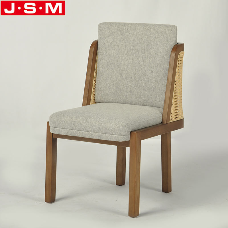 Modern Dining Furniture Not Stackable Plastic Rattan Back Dining Chair