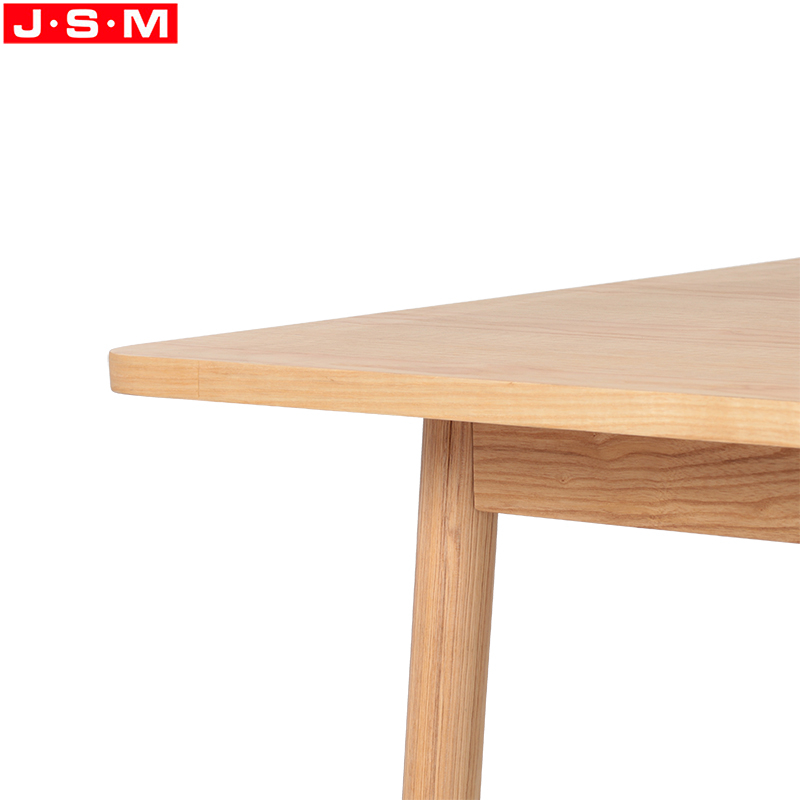 Wholesale Modern Ash Veneer Wood Table Rectangle Dining Table For Living Kitchen