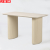 Ash Timber Leg Nordic Dinner Set Furniture Ash Wood Artificial Rattan Dining Table