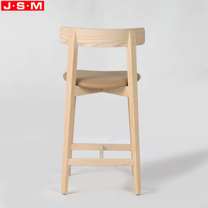 Cushion Seat Ball Chair Dining Room Linen Woven Chair Ash Timber Frame Restaurant Chair