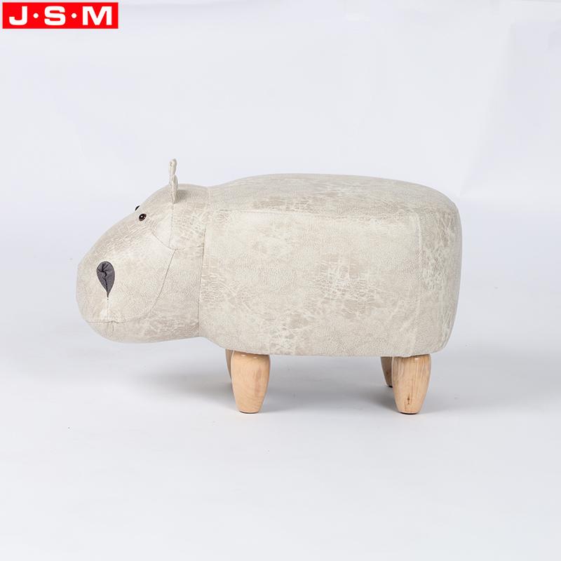Modern Home Stool Ottoman Seat Footrest Luxury Living Room Furniture Home Fully Fabric Stool Ottoman
