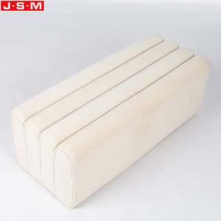 Runway Seating Home Furniture Green Knitted Ottoman Chair Step Stool Lounge Bench Ottoman