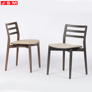Dining Chair Curved Back Dining Chair Covers with Arms Comfortable Dining Chair Cushion Seat Ash Timber Frame