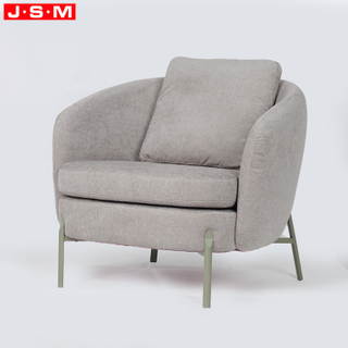 Armchair With Metal Base Molded Foam With Fabric Armchair With Metal Base