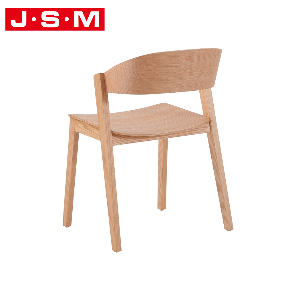 Plywood with Veneer Back And Seat Chairs Wooden Furniture Artificial Rattan Seat And Back Dining Chair