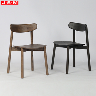 French Style Dining Chair Wooden Manufacturer Chaise De Salle Manger En Bois Massif Plywood Seat and Back Dining Chair
