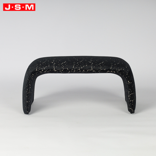 Black Living Room Furniture Home Stool And Ottoman Classic Molded Foam with Fabric Upholstered Long Footstool Bed End Stool