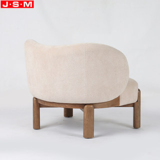 China Design Furniture Chaise Wooden Lounge Ash Timber Frame Hairdressing Dinning Office Japandi Leisure Armchair Chair