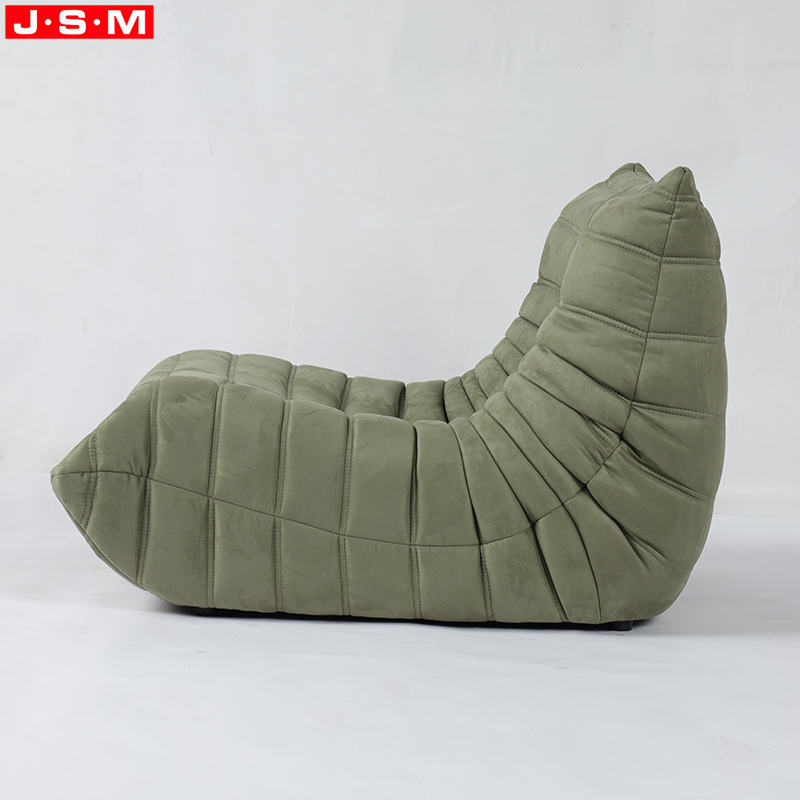 Modern Designer Italian Molded Foam with Fabric White Furniture 2 Seater Modular Wooden Sofa