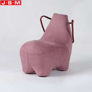 Gray Simple Wooden Comfortable Accent Ash Timber Frame Fabric Armchair