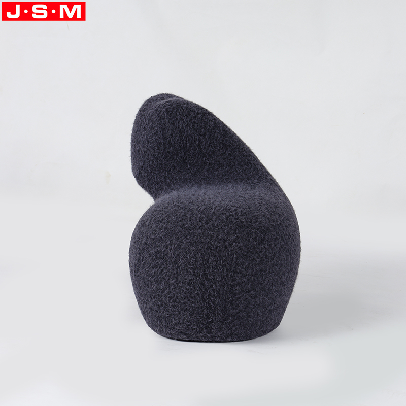 Single Seat Lounge Wooden Armchair Living Room Furniture Metal Base