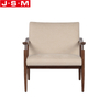 American ash frame Single Sitting Room Arm Chair fabric or PU upholstery Living Room Armchair