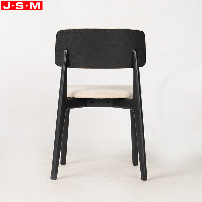 Nordic Modern Cushion Seat Backrest Home Dining Room Kitchen Solid Wood Dining Chairs