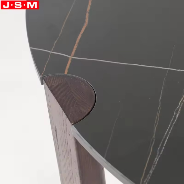 Stone Top Ash Timber Base Tea Tables Modern Simple Tea Table For Apartment Living Room