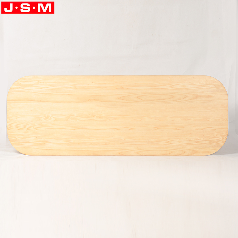 Popular Design Ash Timber Base Table Durable Long Dining Table For Home