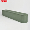 Hot Sale Home Furniture Green Knitted Ottoman Chair Step Stool Lounge Bench Ottoman