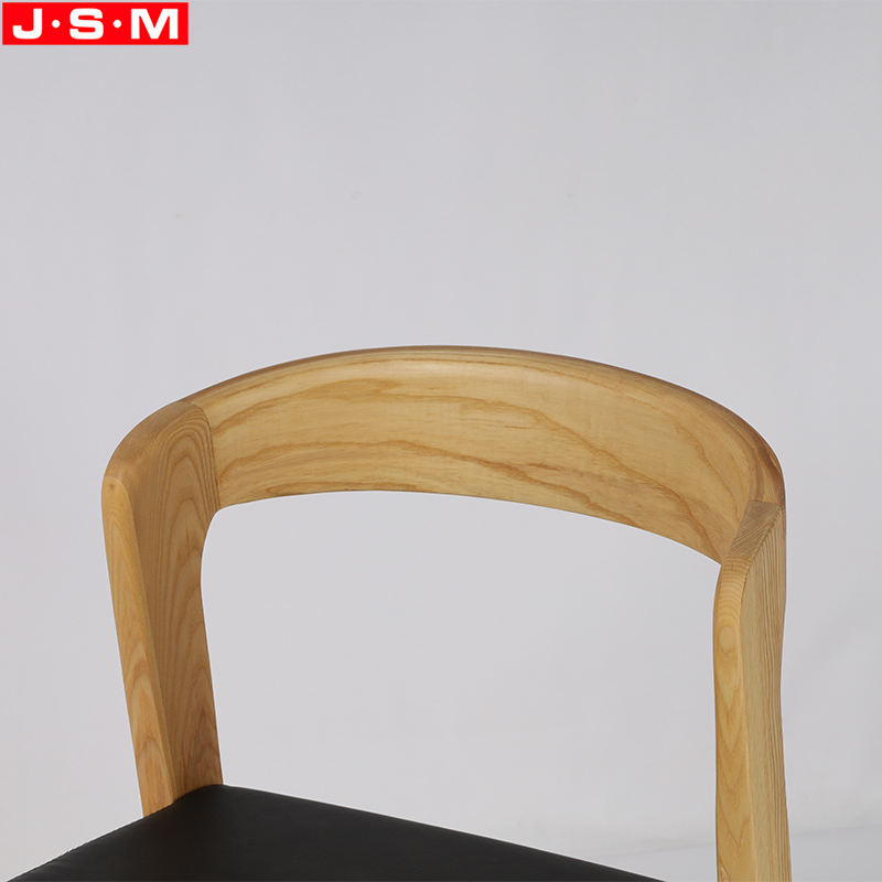 Europe Style Cushion Seat Dining Chair High Quality Timber Wooden Vintage Dining Chair