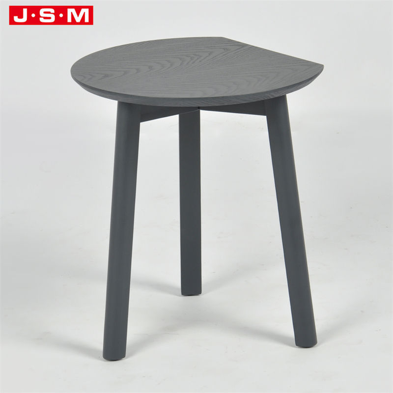 Modern Round Iiving Room Black Wooden Tea Coffee Table Set Round Coffee Tables Tea Table Design