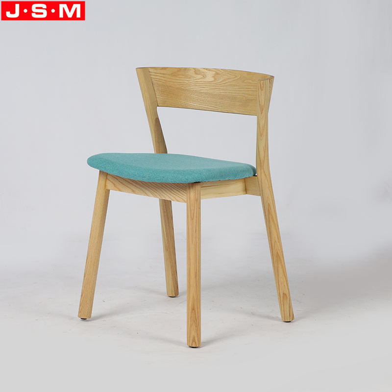 Modern Wooden Kitchen Low Slope Arm Dining Chairs With Armrests