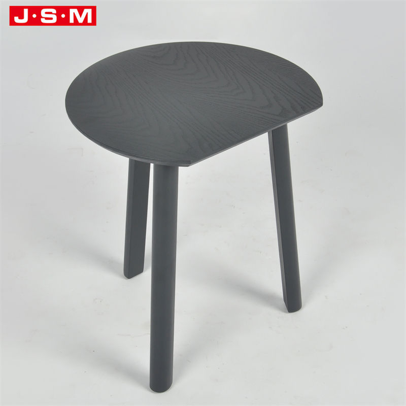 Modern Round Iiving Room Black Wooden Tea Coffee Table Set Round Coffee Tables Tea Table Design