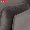 French Velvet Fabric Single Bedroom Relax Sofa Chair Royal Living Recliner Sofa