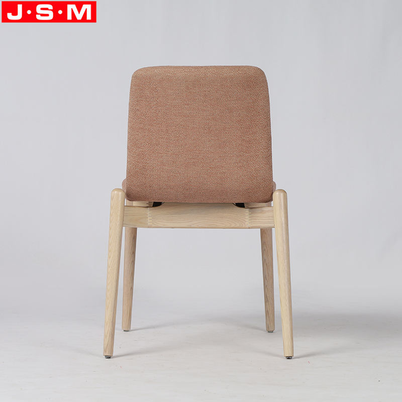 Nordic Fabric Kitchen Dining Room Furniture Chair Wooden Restaurant Dining Chair