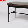 Modern Ash Timber Surround Leg Chairs Dining Bench Chairs Long Hotel Bench Chair
