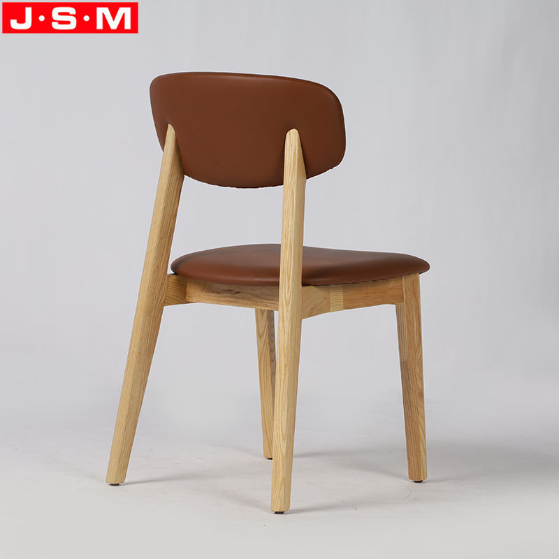 Restaurant Wooden Legs Fabric Dining Chair Restaurant Dining Room Chairs With Back