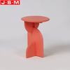 Contemporary Art Round Tea Table Side Ash Timber Frame Side Coffee Table