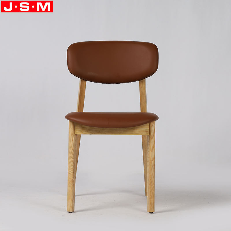 Restaurant Wooden Legs Fabric Dining Chair Restaurant Dining Room Chairs With Back