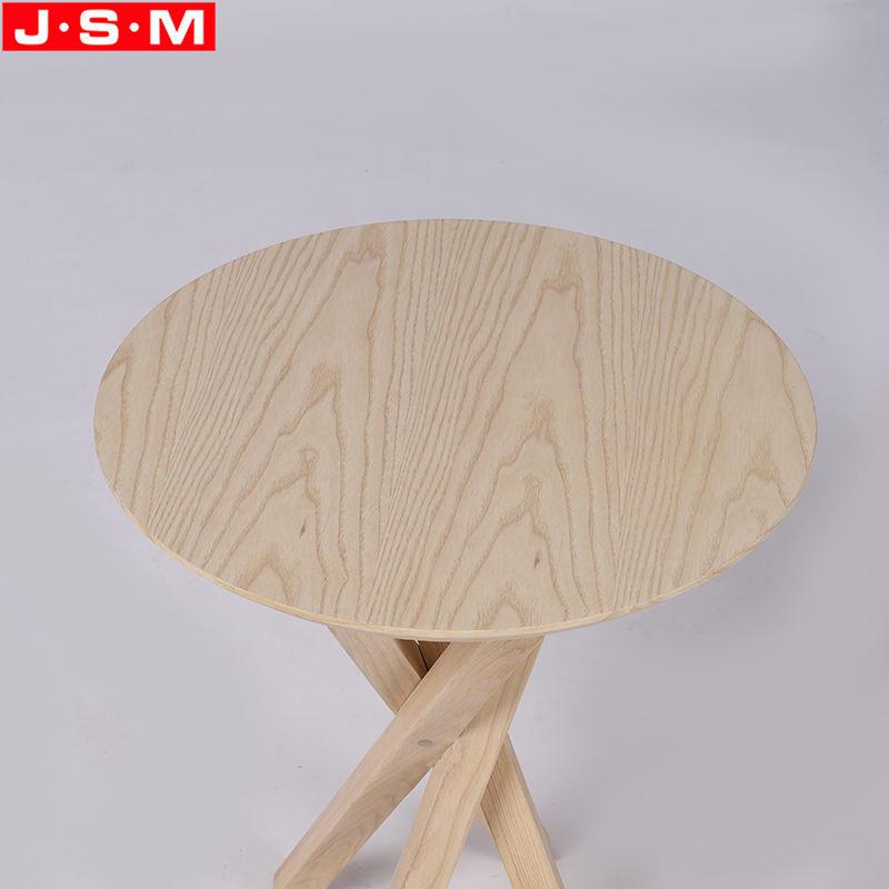 Art Leg Ash Timber Frame Modern Coffee Table Round Wooden Coffee Table Modern Tea Table