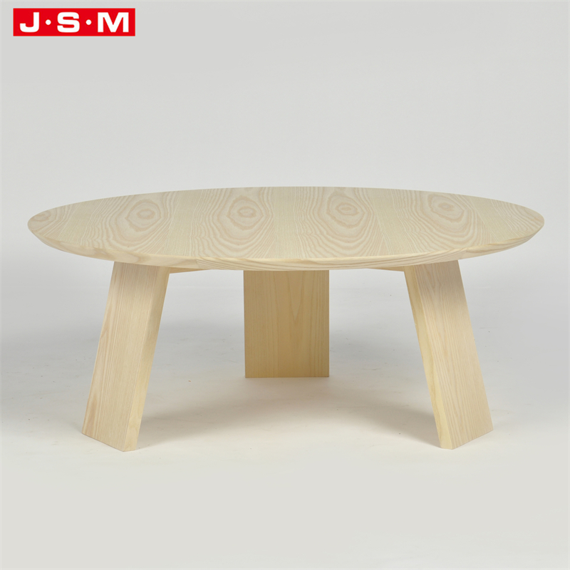 Wood Round Coffee Table