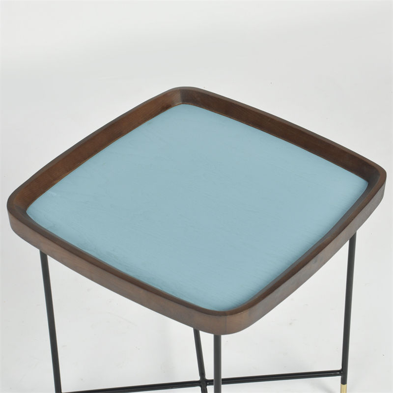 Modern Outdoor Coffee Bubble Tea Working Shape Square Coffee Table