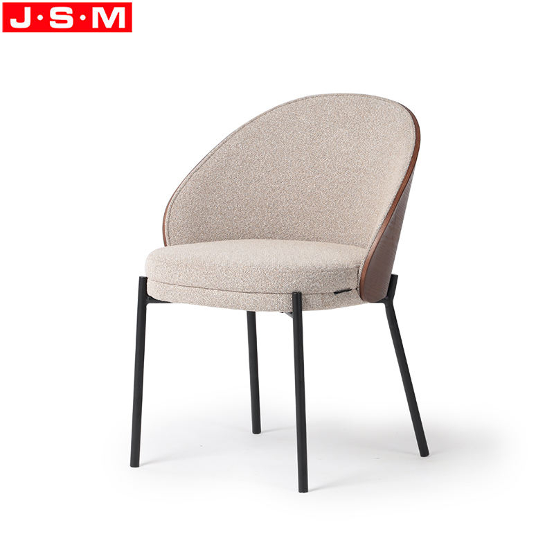 Modern Ergonomic Velvet Fabric Upholstered Luxury Living Room Furniture Leisure Dining Chair