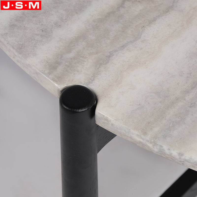 New Style Modern Living Room Side Table Stone Color Custom Tea Table