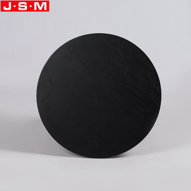 Simple Nordic Black Design Side Table Coffee Table Solid Wood Side Table