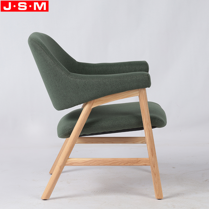Easy Chair With Wood Base