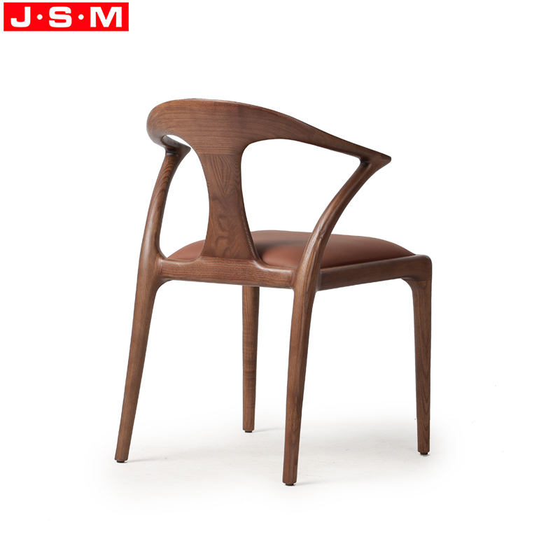Wood And Fabric Dining Chair