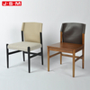 High Quality Nordic Vintage Indoor Living Room Leather Single Armchairs